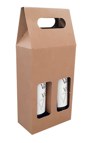 Carton pour 2 bouteilles