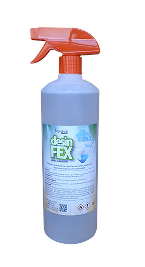 Desinfex - Désinfectant adapté au nettoyage des sols, des chaises, des poignées, etc. (1L)