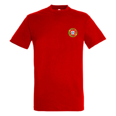 T-shirt rouge du Portugal (homme)