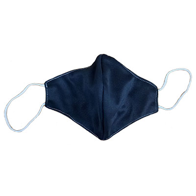 Masque noir sur tissu
