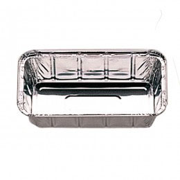 Barquette en aluminium avec couvercle 1,5 L - 250 x 143 x 68 mm (100 pièces)