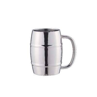 Chope à bière en acier inoxydable 4 dl