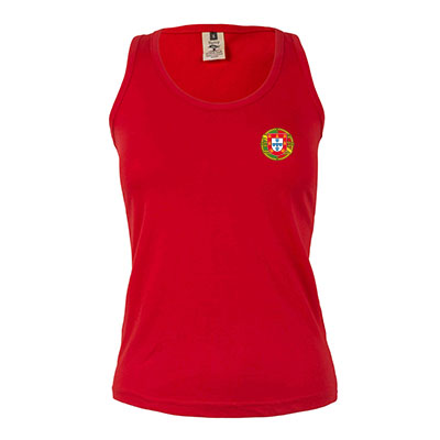 Débardeur rouge du Portugal (femme)
