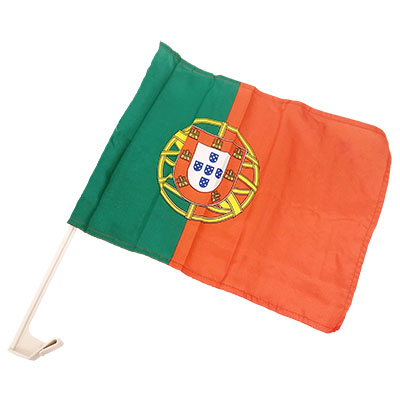 Drapeau du Portugal pour les véhicules 38 x 27 cm