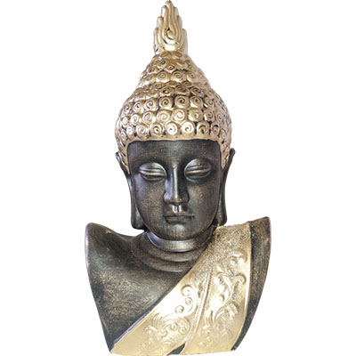 Bouddha (buste) - Noir et Or