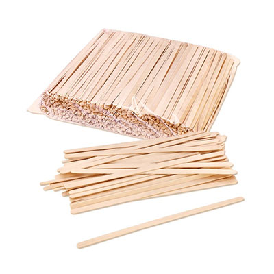 bâton de mélange de café (en bois) - 1000 Pièces
